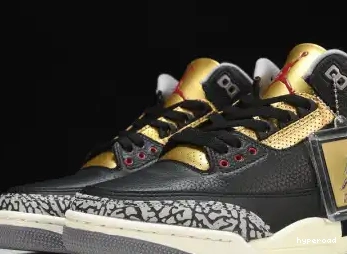 Hyperoad Gold” 3 Air “Black Jordan 0508